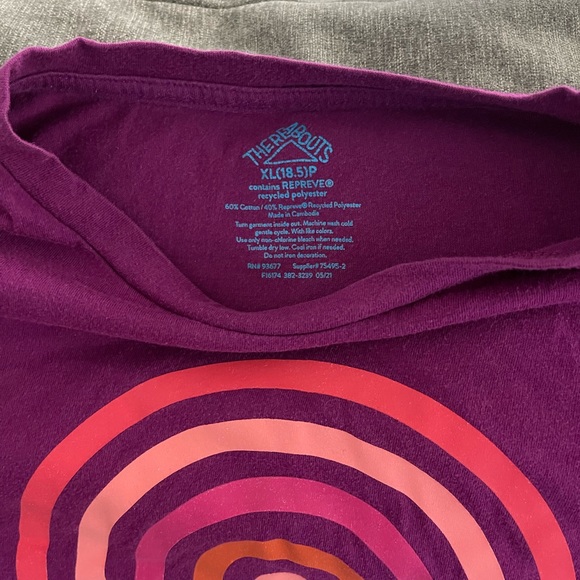 Girl’s Youth There Abouts long sleeved shirt, size XL 18.5 plus - Picture 2 of 2